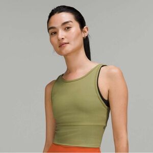 Lululemon Power Pivot Ribbed in Bronze Green size 6